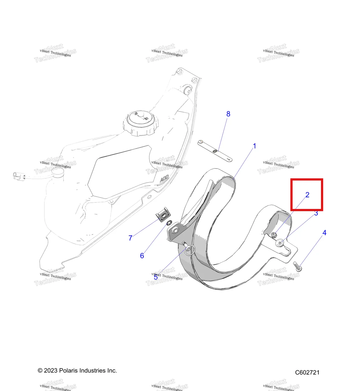 Деталь 7547505 на схеме узла Body, Belt Holder S27tff6rs