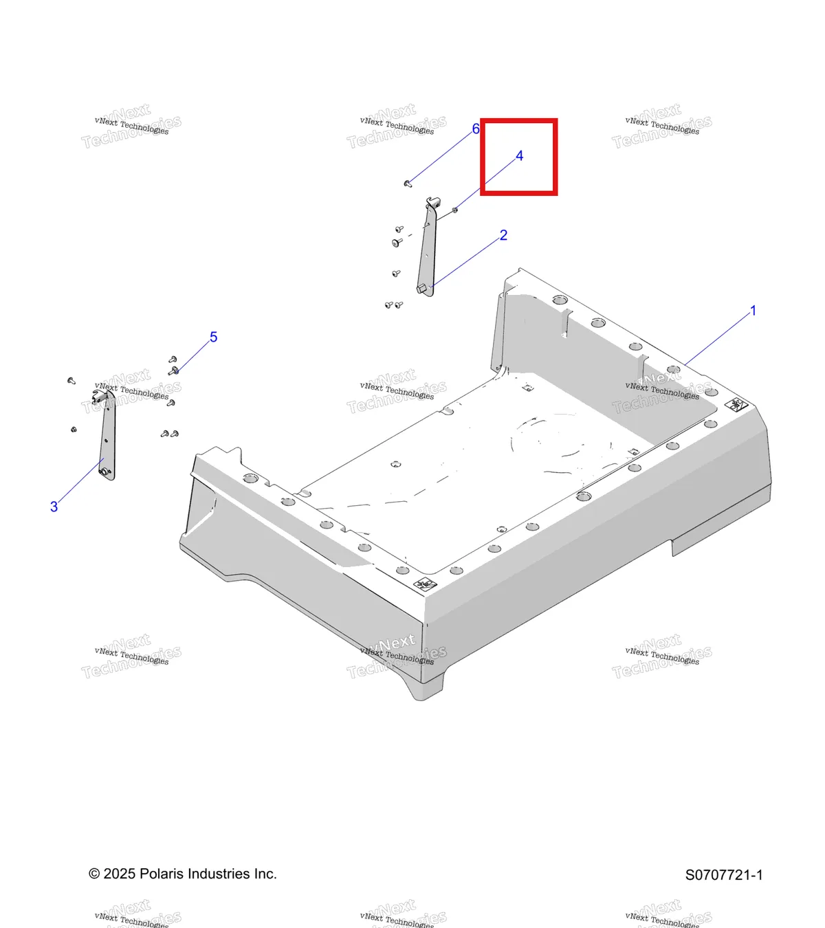 Деталь 7548027 на схеме узла Body, Box Assembly