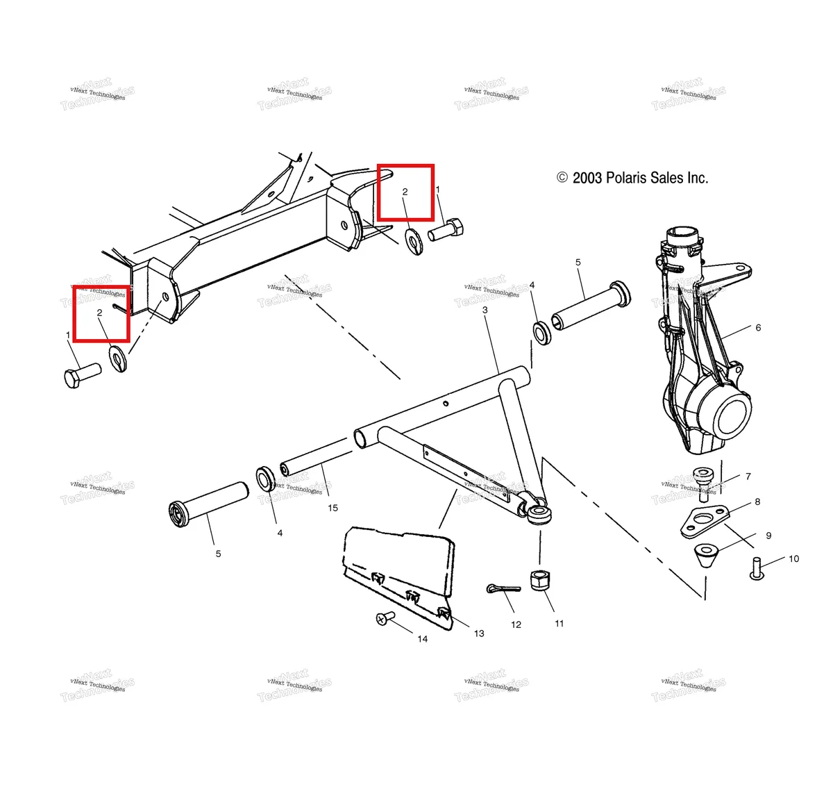 Деталь 7553101 на схеме узла Aarm/Strut Mounting