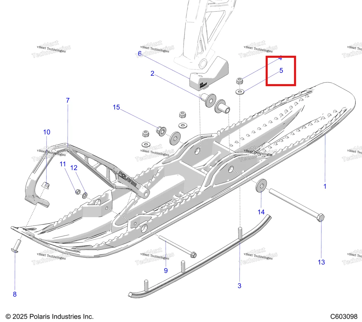 Деталь 7555843 на схеме узла Steering, Ski Asm S27tlf6rs