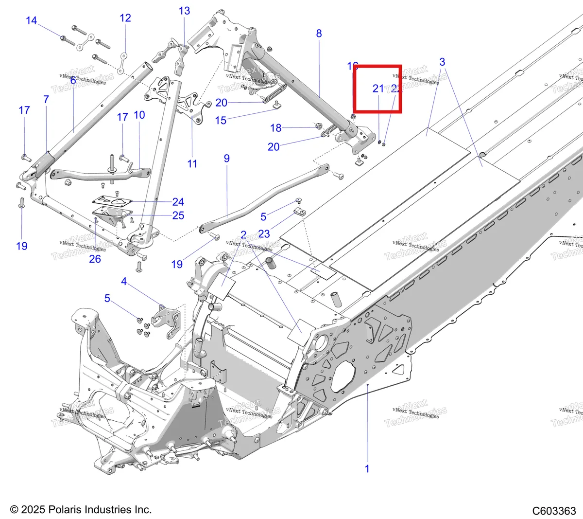 Деталь 7556071 на схеме узла Chassis, Chassis & Over Structure