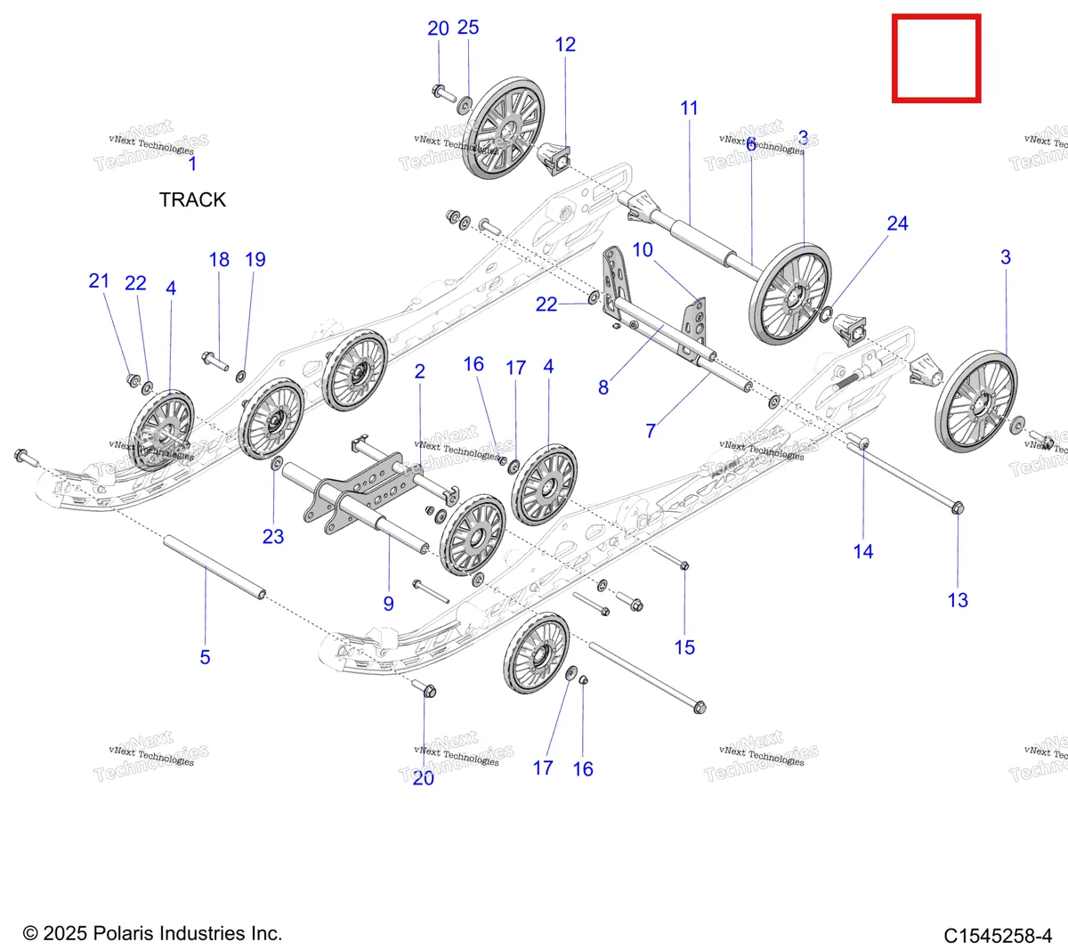 Деталь 7556490 на схеме узла Suspension, Rear
