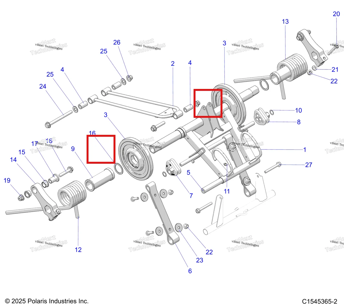 Деталь 7556545 на схеме узла Suspension, Torque Arm, Rear