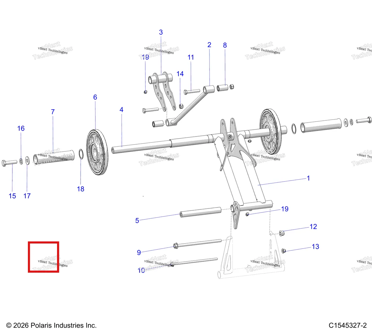 Деталь 7556558 на схеме узла Suspension, Torque Arm, Rear S27tfb6r