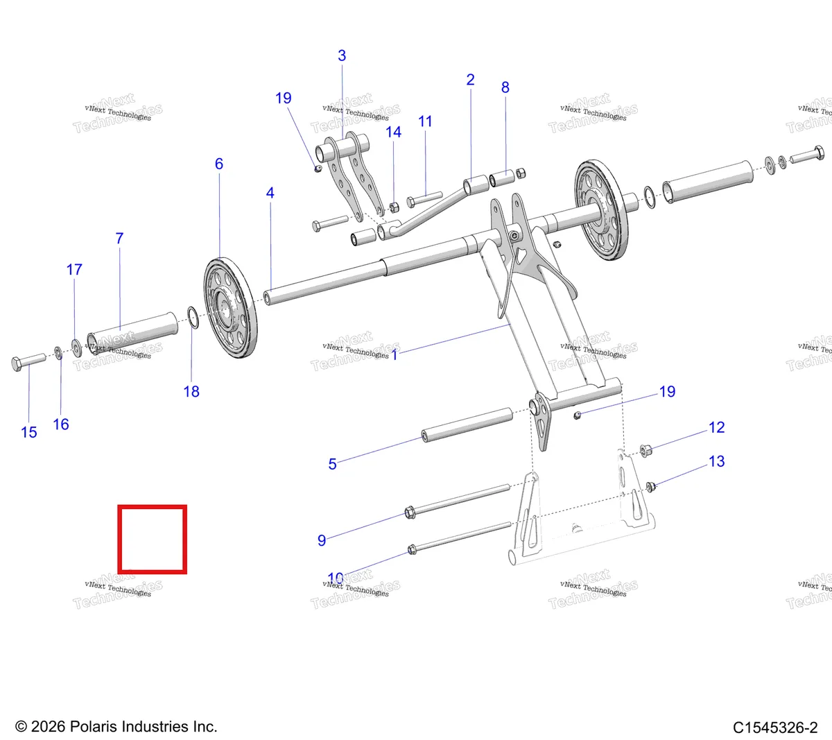 Деталь 7556559 на схеме узла Suspension, Torque Arm, Rear S27tla8r