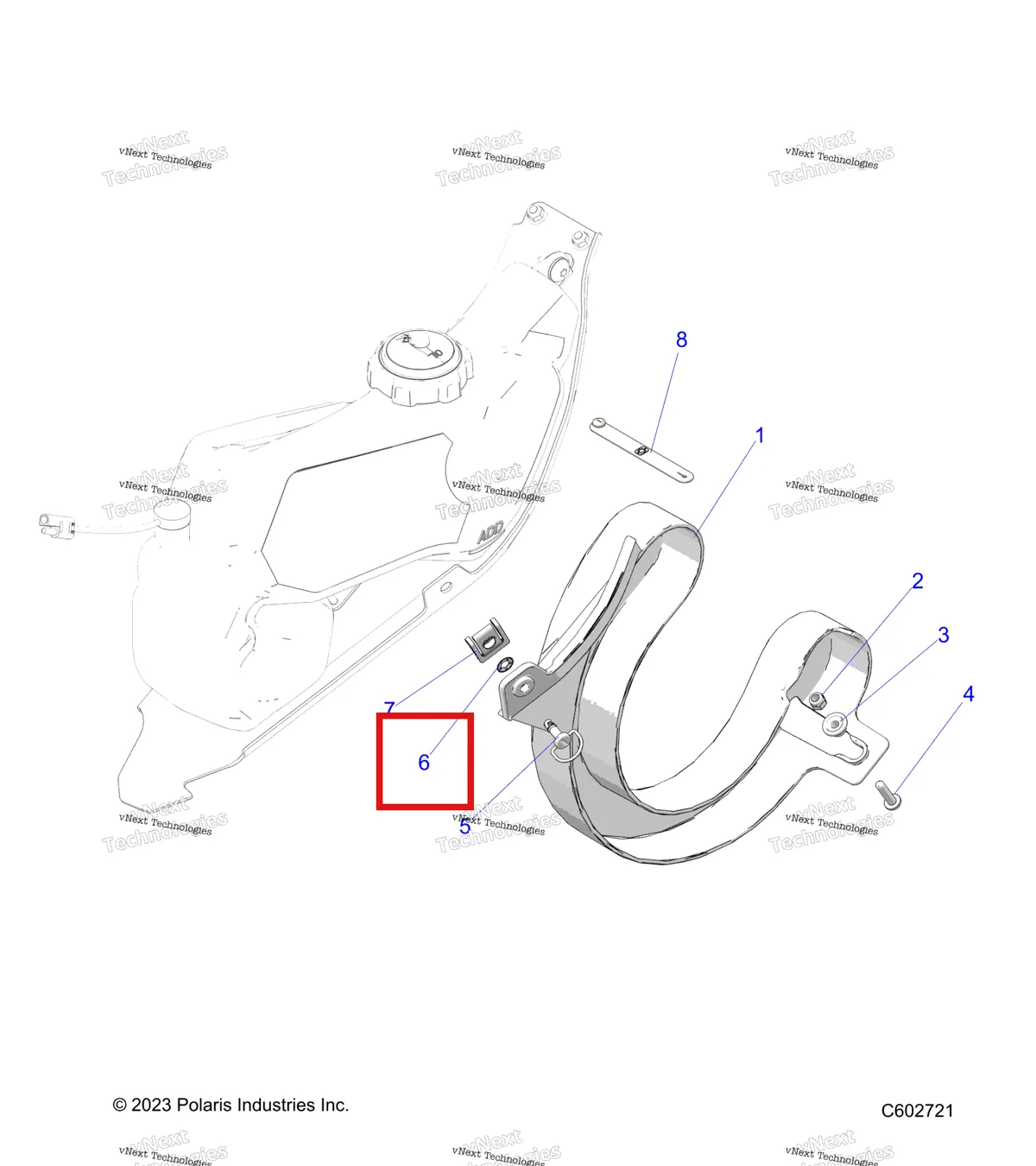 Деталь 7710807 на схеме узла Body, Belt Holder S27tff6rs