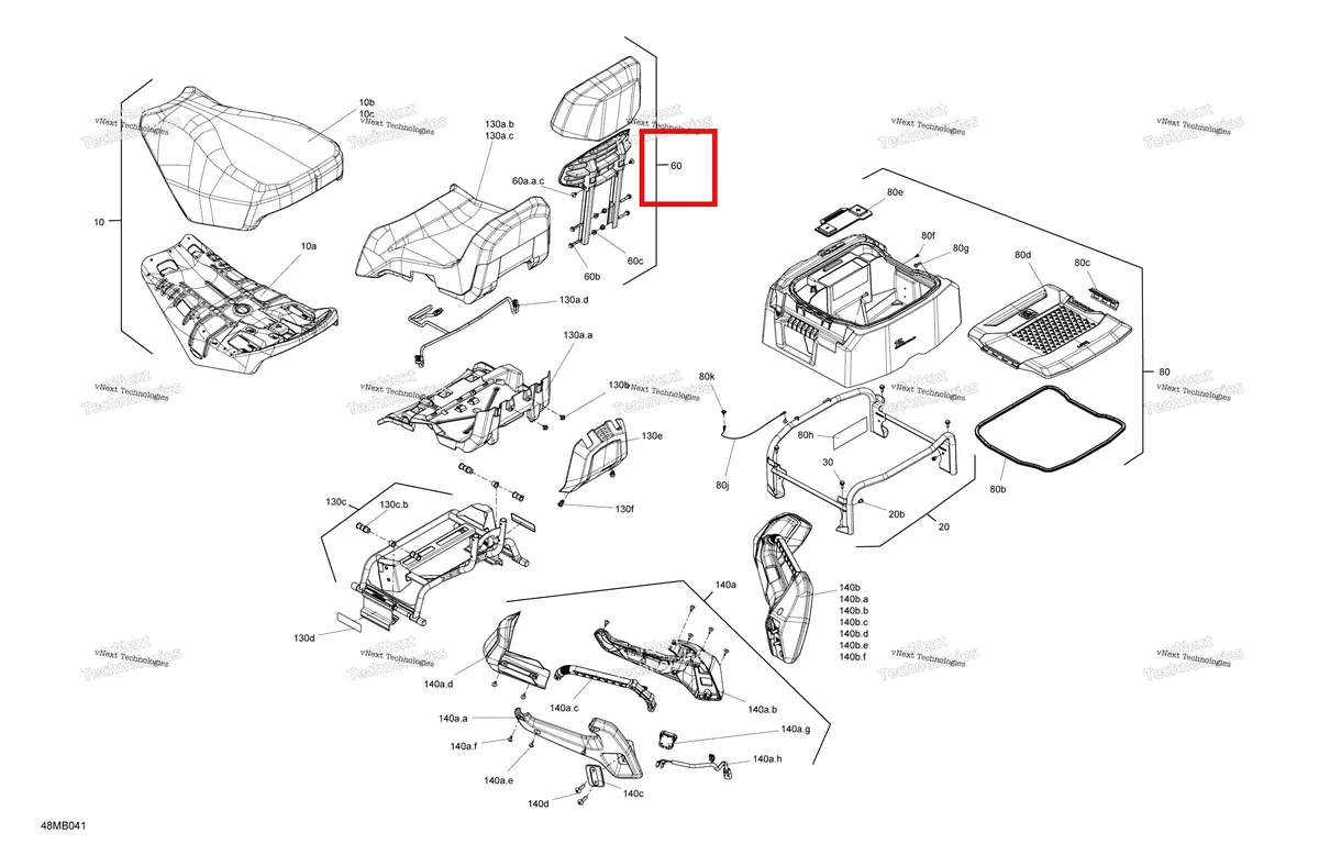 Деталь 860202036 на схеме узла Body - Seat