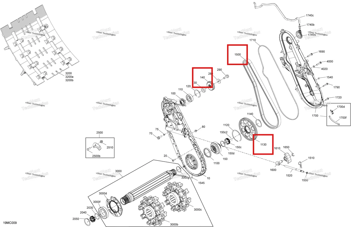 Деталь 861805573 на схеме узла 2023 Ski-Doo SUMMIT 850 E-TEC Turbo R - X - Package 154
