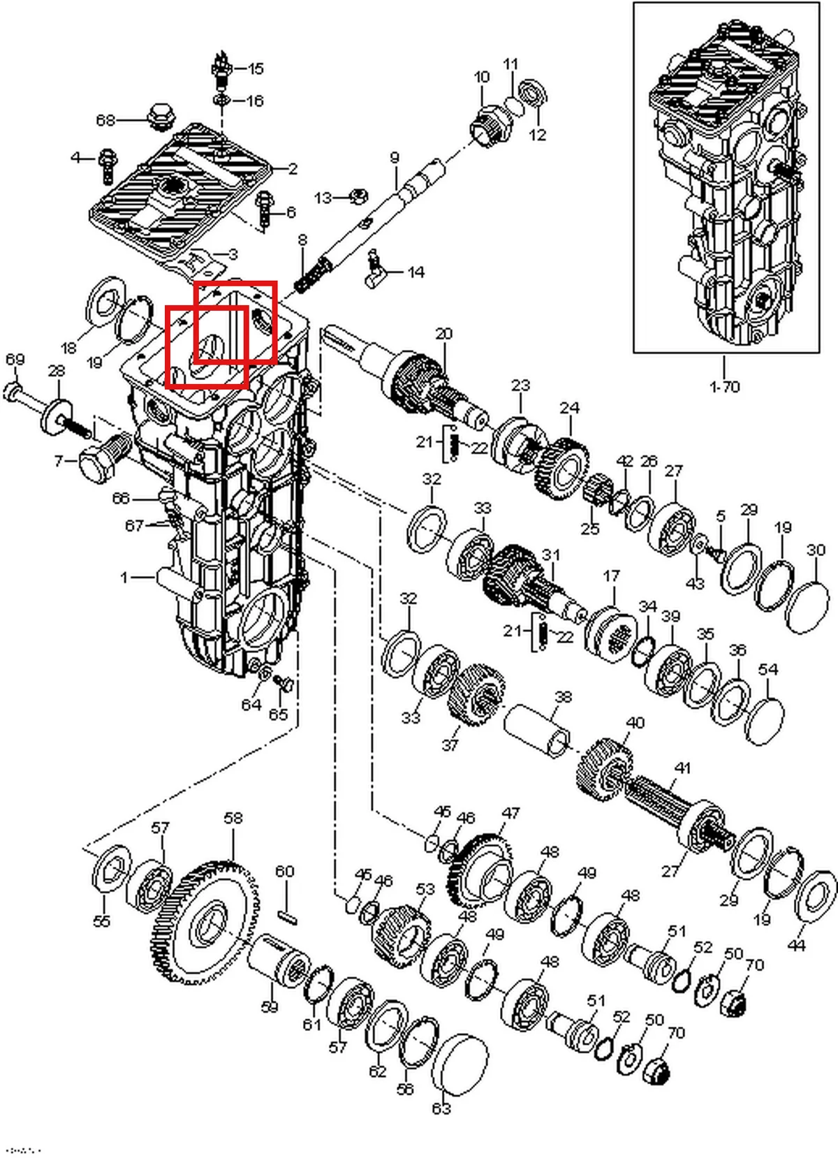 Деталь 875156324 (Вал) на схеме узла 05- Transmission