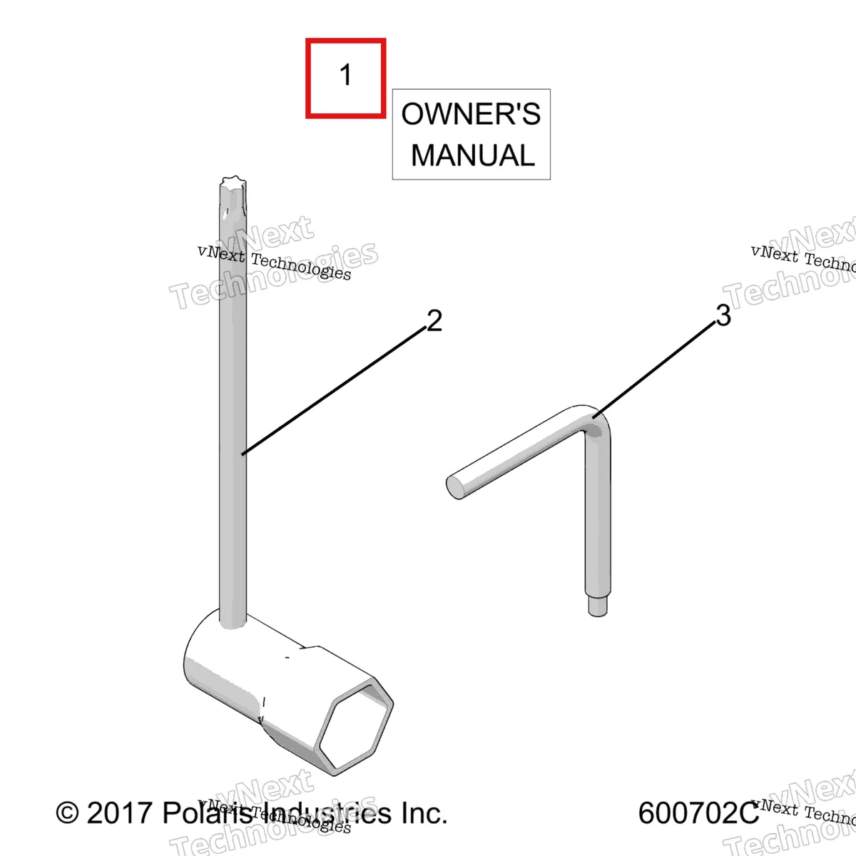 Деталь 9928803 на схеме узла References, Tools & Owners Manual