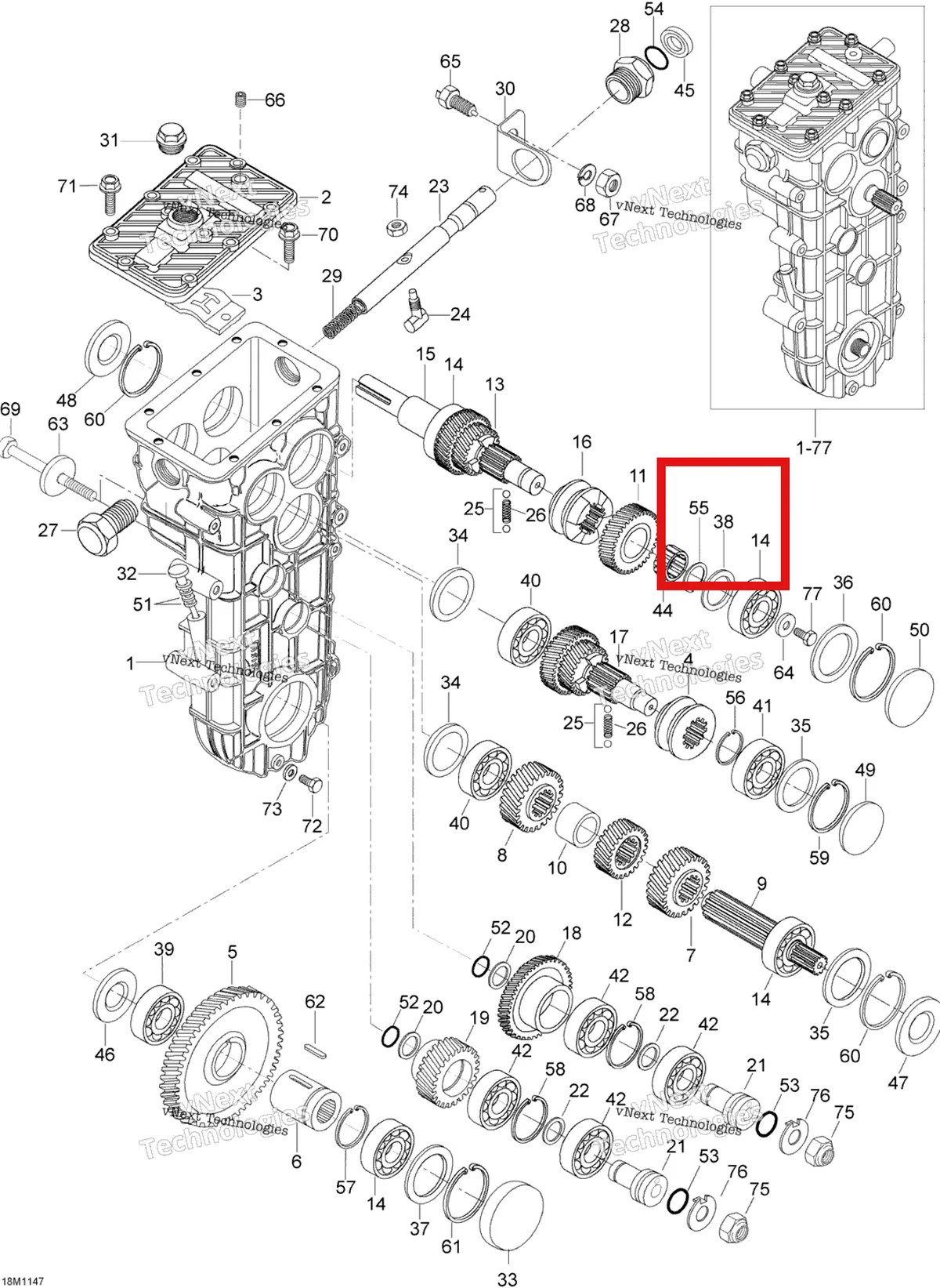 Деталь M616092542 (Шайба AXIAL Ski-Doo Expedition TUV V800 4-TEC (2009) (M616092542)) на схеме узла 2012 Ski-Doo Skandic SWT V800 YetiII Transmission